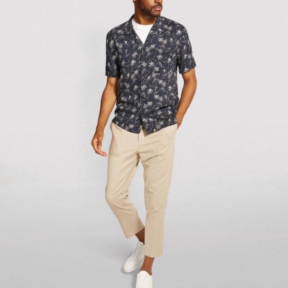 Mens FRAME palm tree 🌴 print shirt